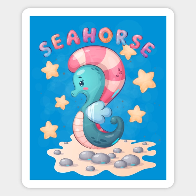 Sweet Baby Seahorse Magnet by KOTOdesign